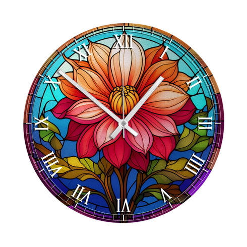 Dahlia Suncatcher Effect Clock